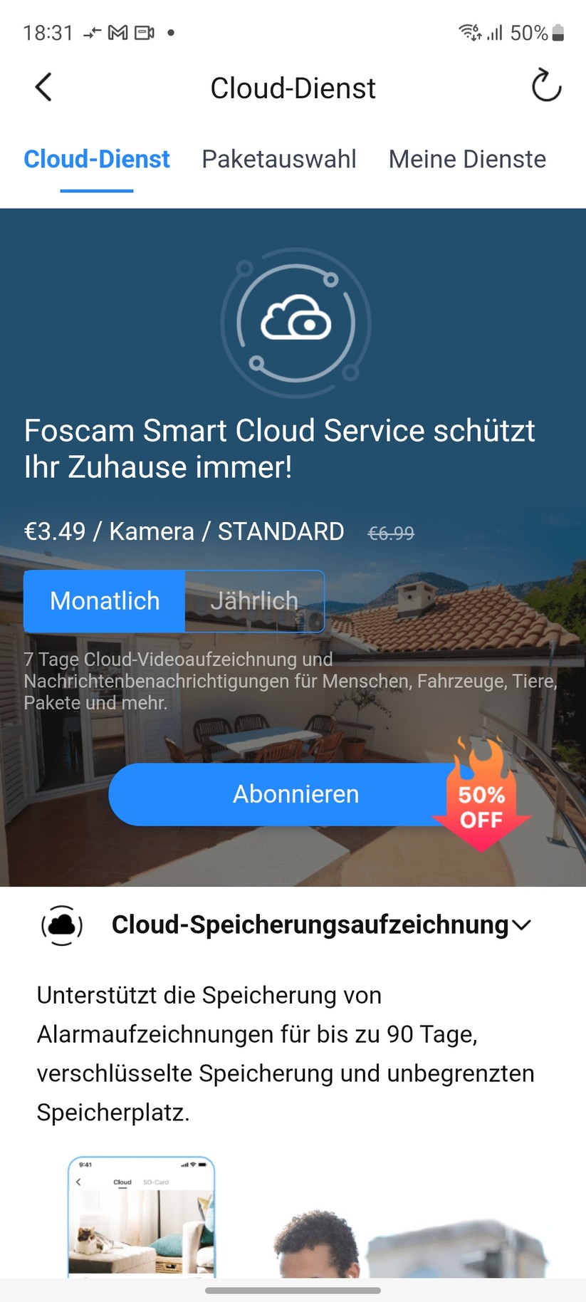 Foscam C5M 3K: Für die Steuerung der Überwachungskamera gibt es auch eine Desktop-Anwendung. Außerdem können Anwender dank Onvif-Support die C5M 3K auch mit Synology Surveillance Station betreiben und in Smart-Home-Zentralen wie Home Assistant einbinden.