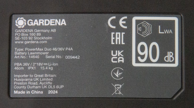 Gardena PowerMax Duo 46/36V P4A - Bilder