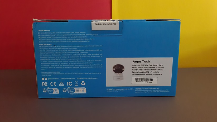 Reolink Argus Track: 4K, Akku, Dual-WLAN, Gegensprechfunktion, farbige Nachtsicht, automatische Verfolgung