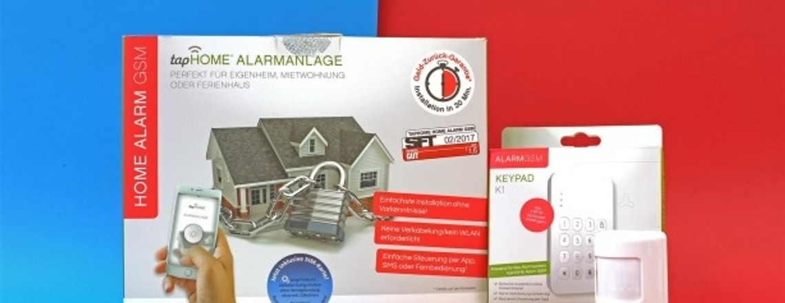 Taphome: GSM-Alarmanlage mit App-Steuerung im Test