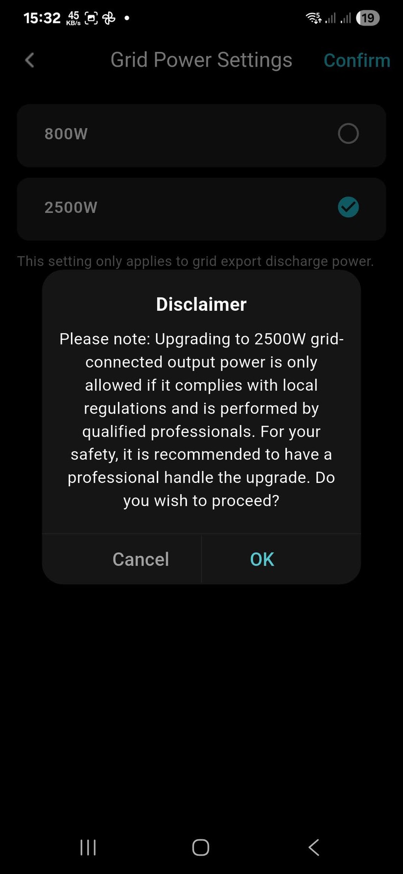 Die Marstek-App bietet Grundfunktionen für den Venus E 3.0. Aber den Einsatz von mehreren Stromspeichern deckt sie derzeit bisher nicht ab.
