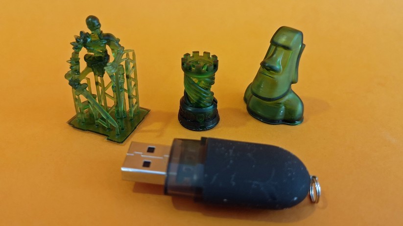 Mit der SLA-Technik sind auch kleine Details gut zu erkennen.