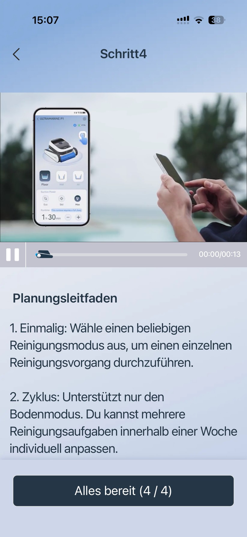 Ecovacs Ultramarine P1 - Bilder App