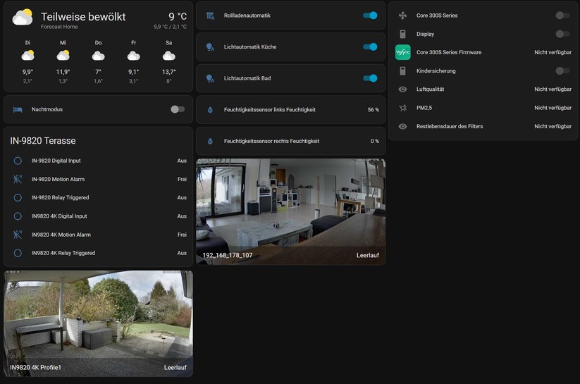 Instar IN-8815 4K: Zugriff per App, Browser oder Smart-Home-Zentralen wie Home Assistant