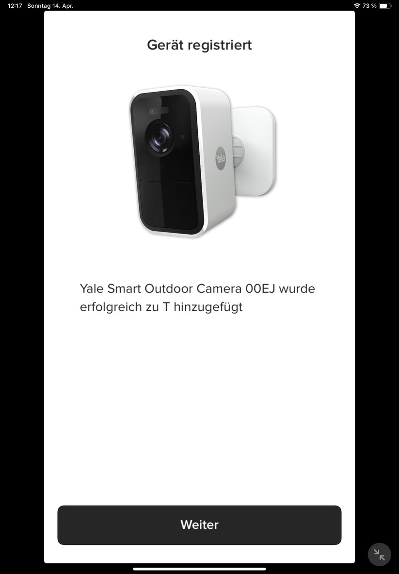 Yale Smart Outdoor Camera: Einrichtung und Einstellungen