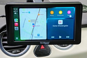 Technaxx Wireless Carplay-Display für 50 Euro ist gar nicht schlecht