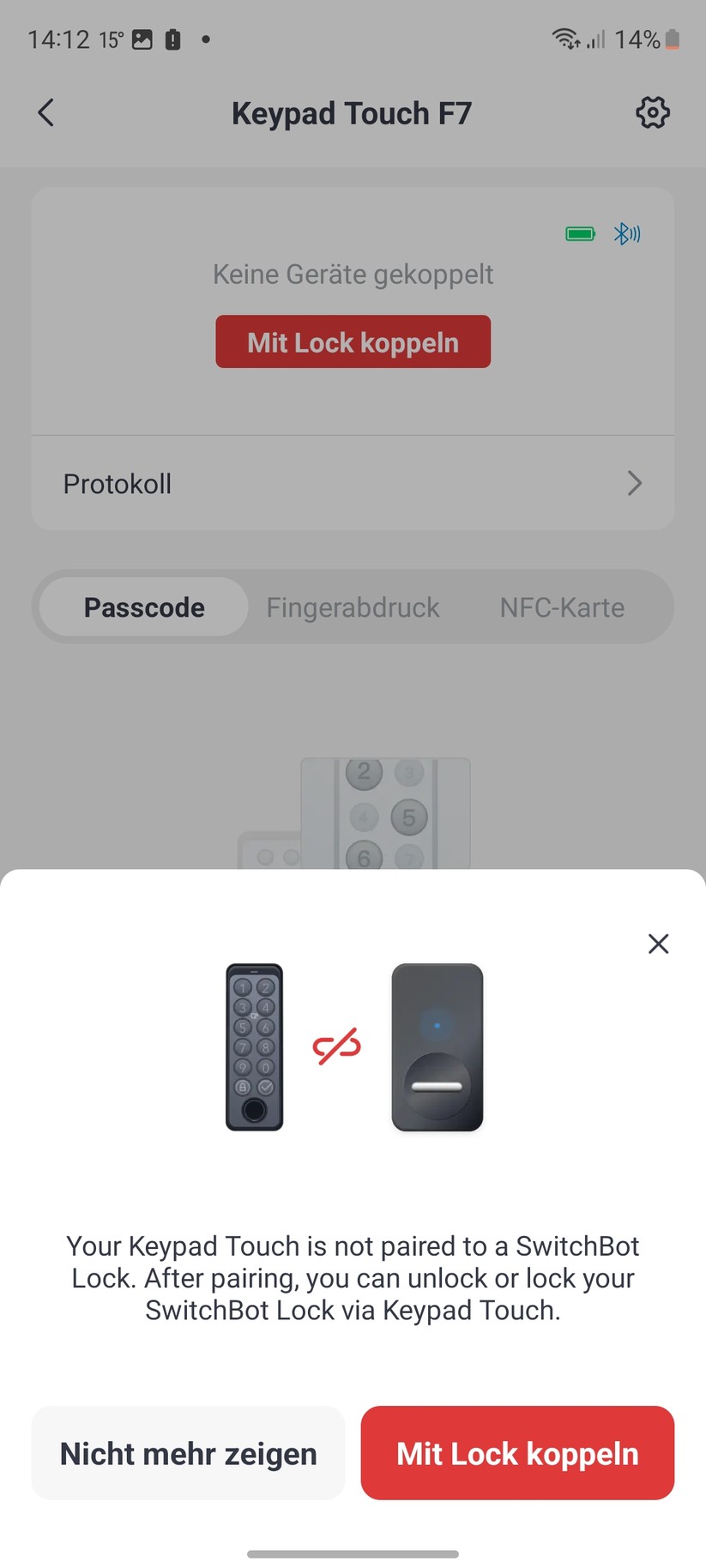 Switchbot-App: Setup, Kalibrierung und Einstellungen