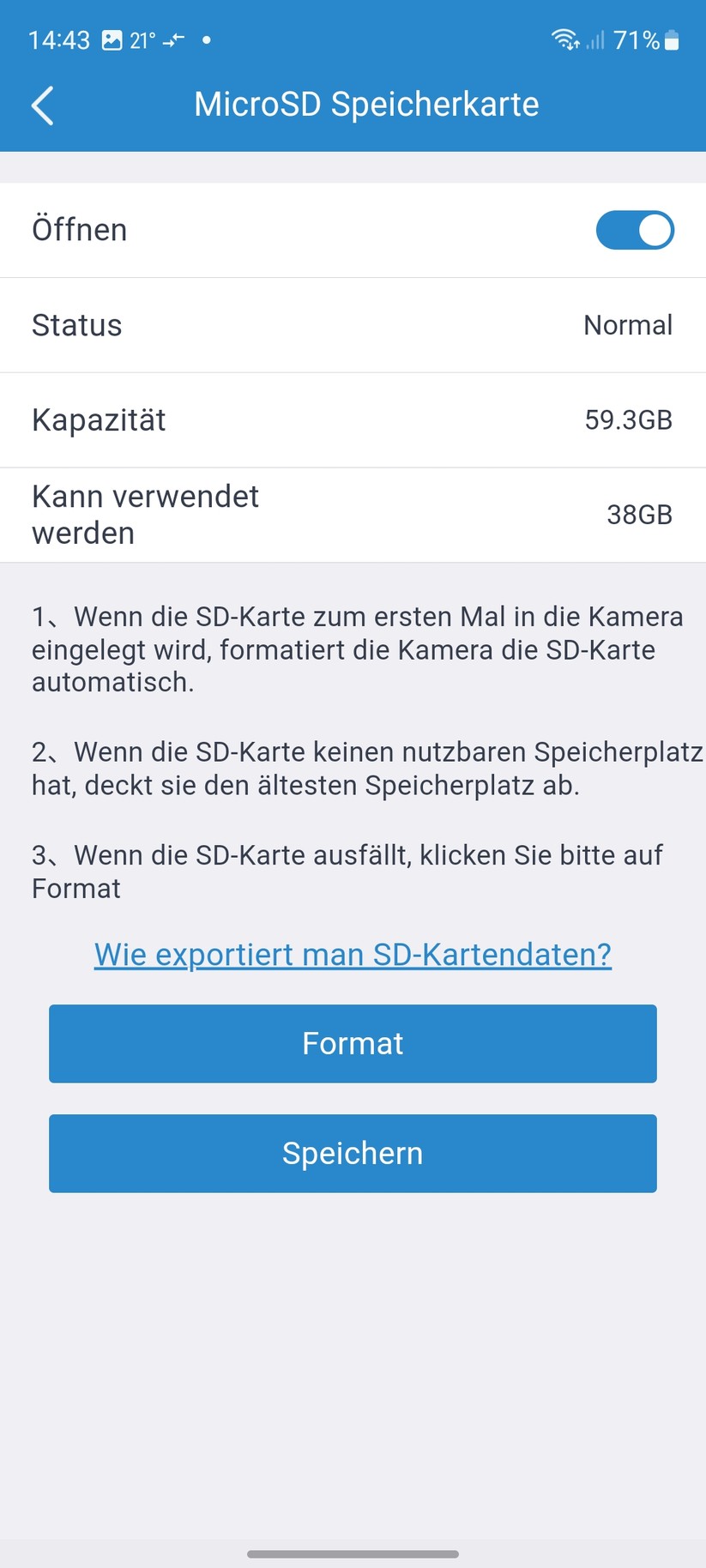 Myannke-App: Setup und Einstellungen