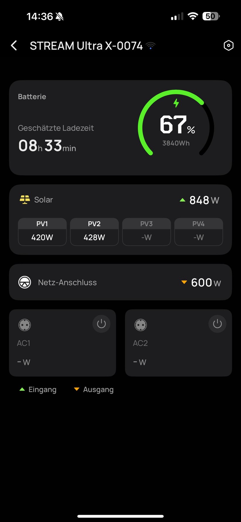 Ecoflow Stream Ultra X Screenshot