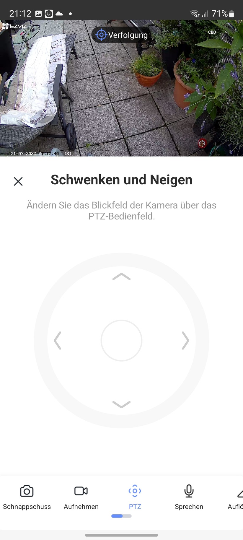 Ezviz CB8 2K: App, Einstellungen, Nachtsicht