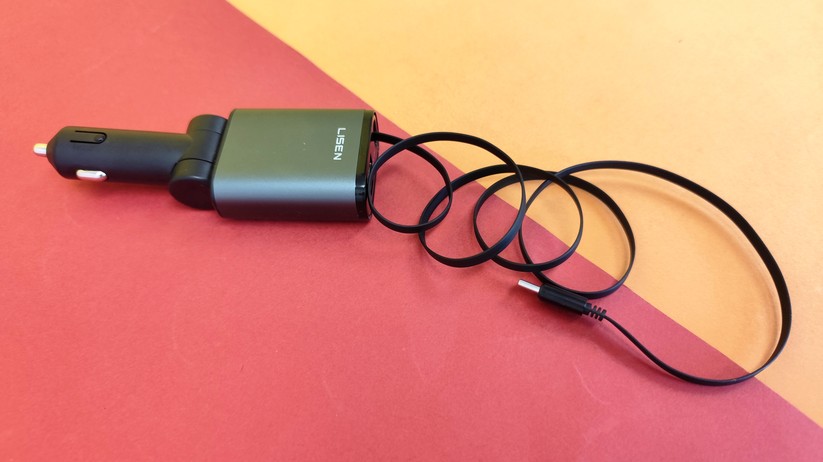 Das USB-Ladegerät Lisen 57 W für den Zigarettenanzünder