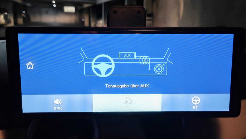 Lescars IPS-HD-Touchscreen mit Dashcam für Android Auto & Apple Carplay