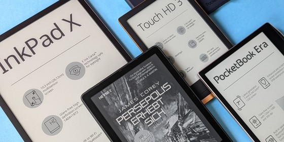 E-Reader groß gegen klein