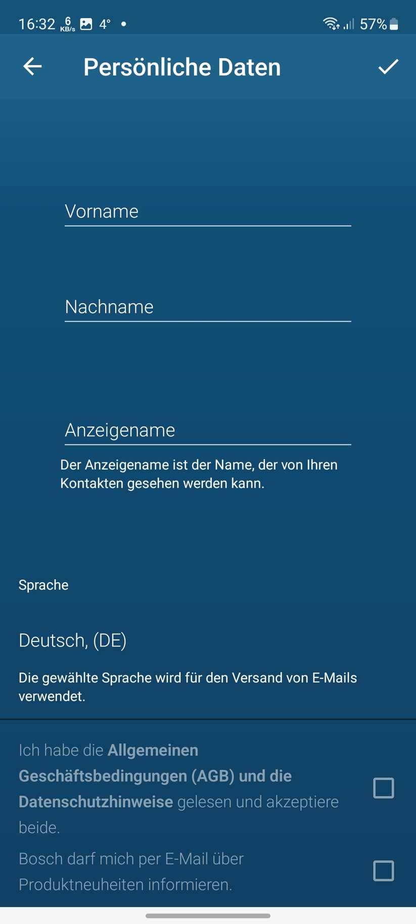 Bosch Eyes Innenkamera II: Einrichtung