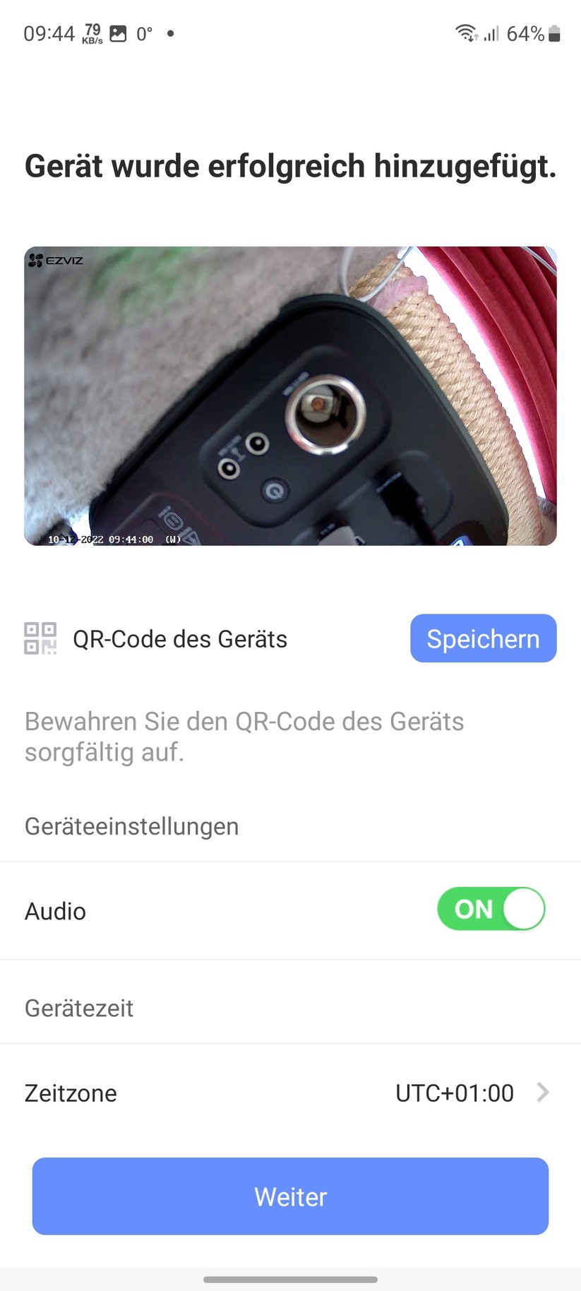 Ezviz EB3: Inbetriebnahme