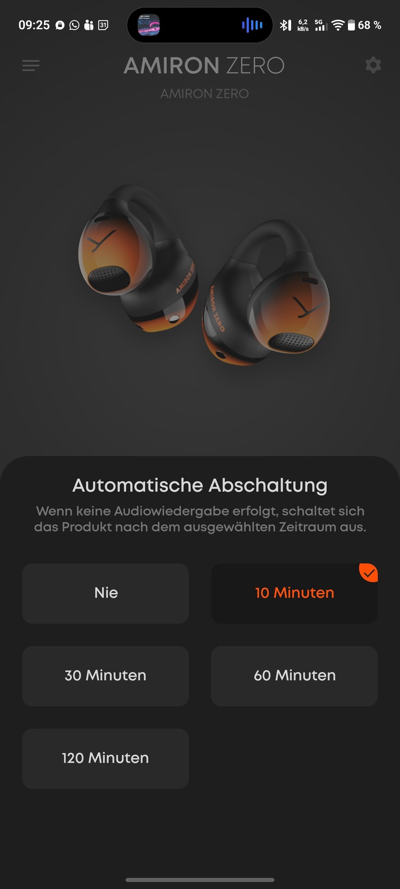 Beyerdynamic Amiron Zero Sport Screenshot