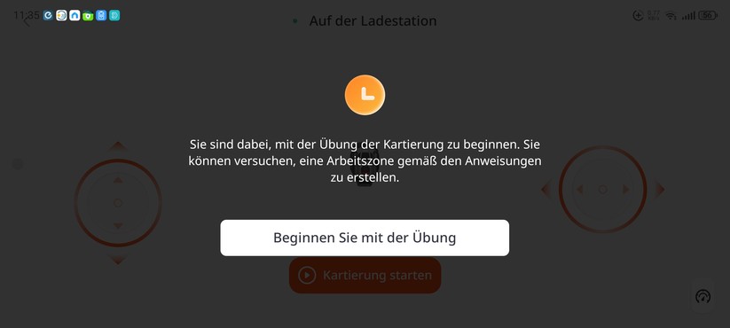  Inbetriebnahme und Kartierung