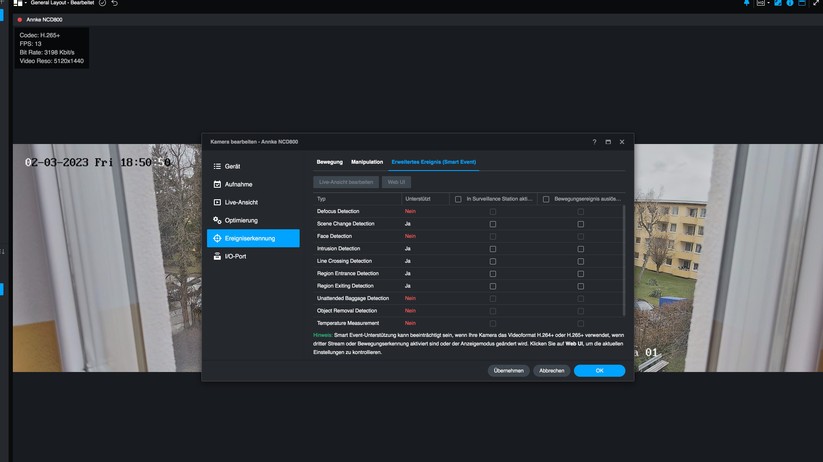 Synology Surveillance Station auf Synology DS223