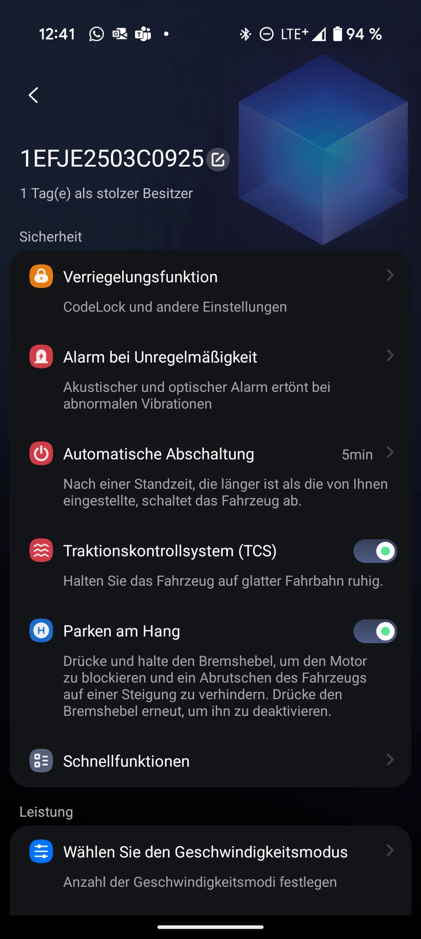 Segway Ninebot F3 Pro Screenshot