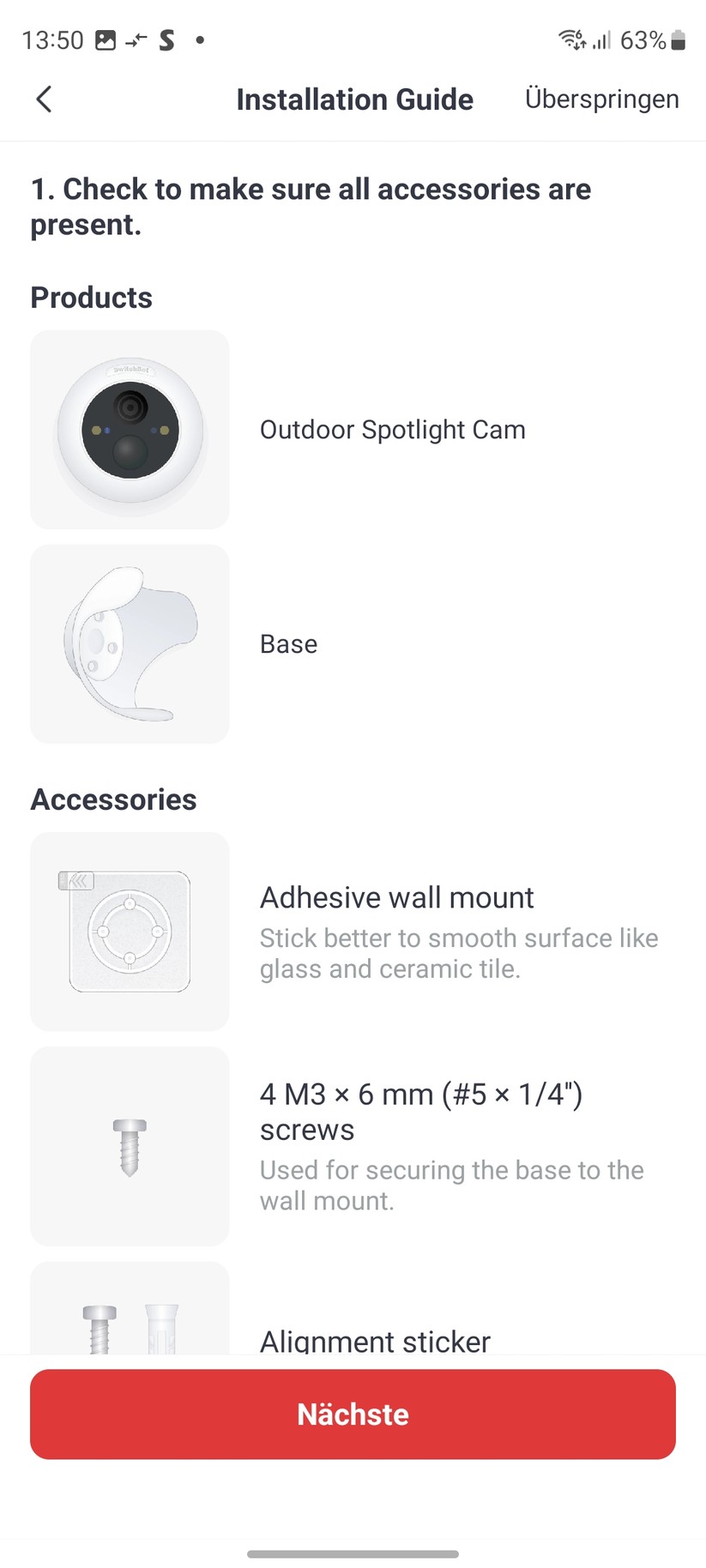 Switchbot Outdoor Spotlight Cam: App, Einstellungen, Bilder