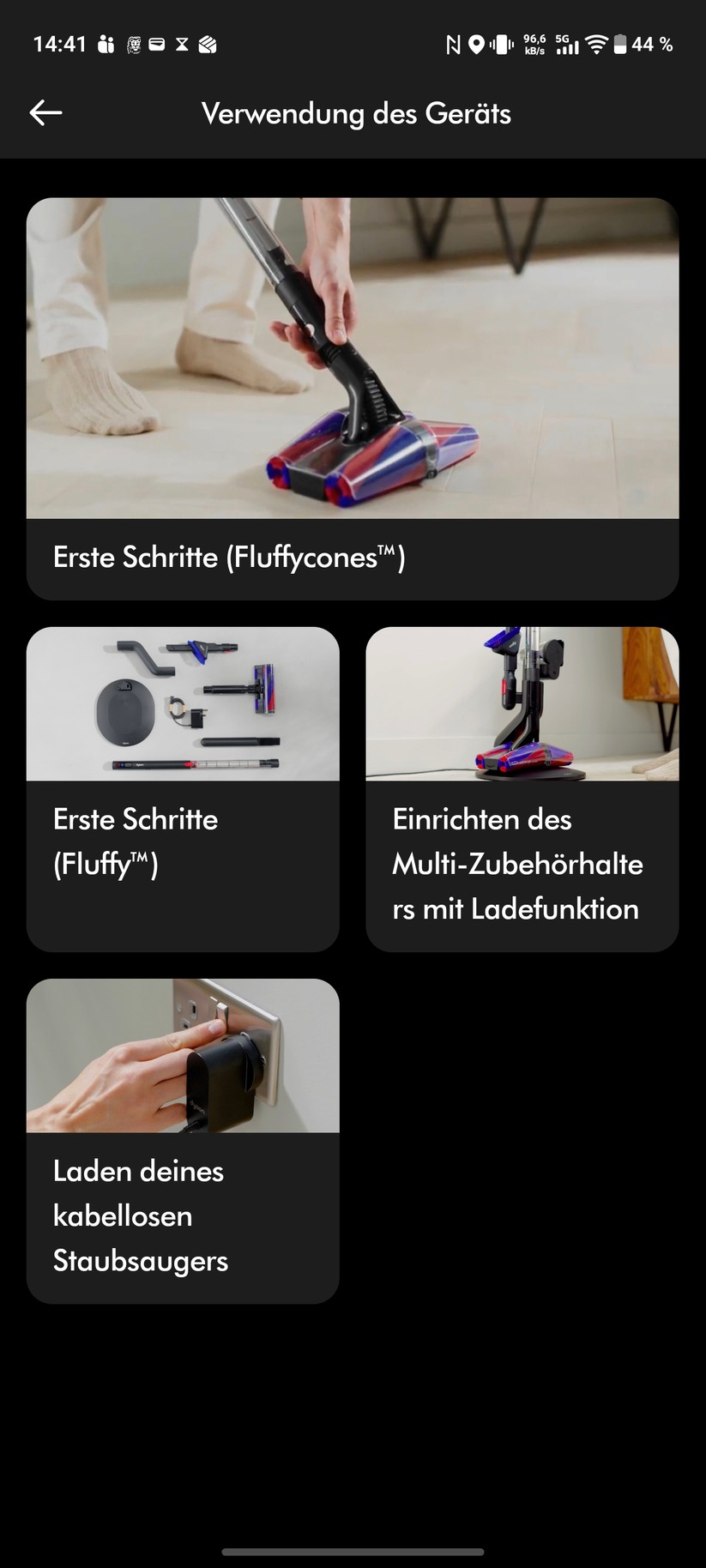 Dyson Pencilvac Screenshot