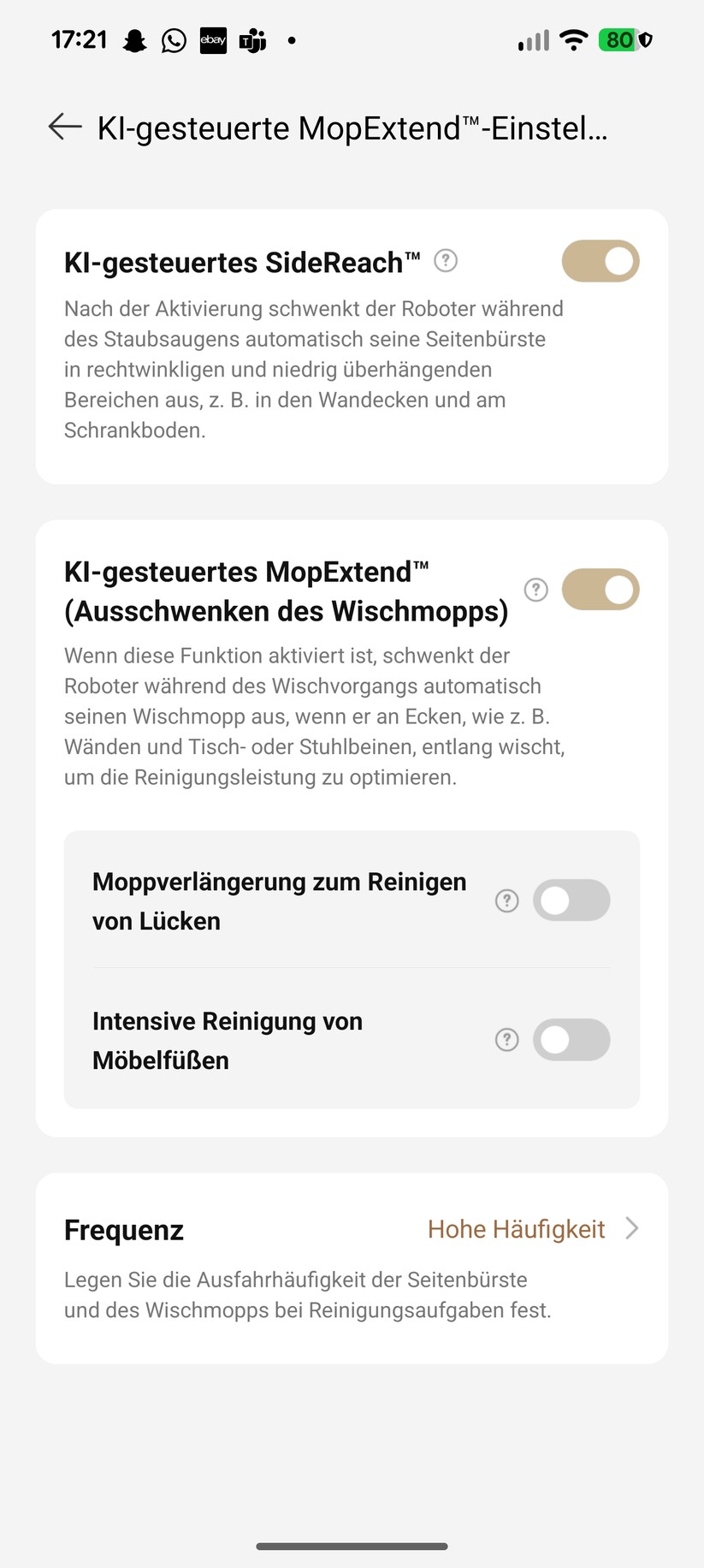 Mova V50 Ultra Complete – App