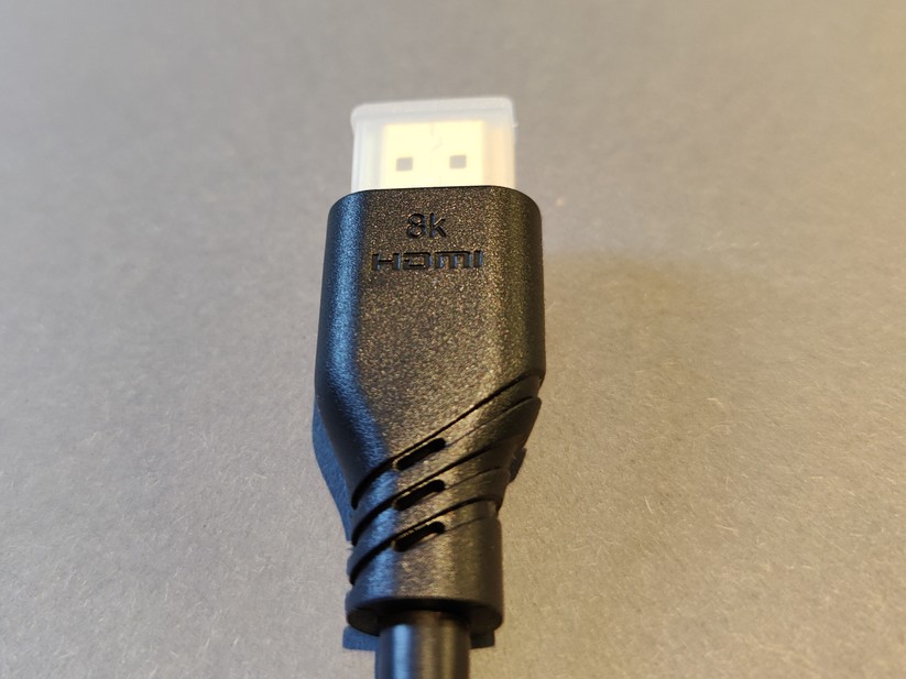 Dieses HDMI Ultra High Speed Kabel hat lediglich den Aufdruck "8K"