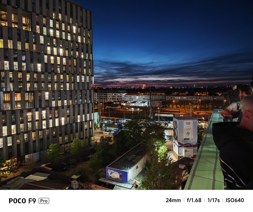 Xiaomi Poco F9 Pro: Hauptkamera bei Nacht