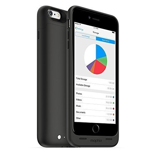 Dieses Case hat  32 GByte Zusatzspeicher und einen Notfallakku. 