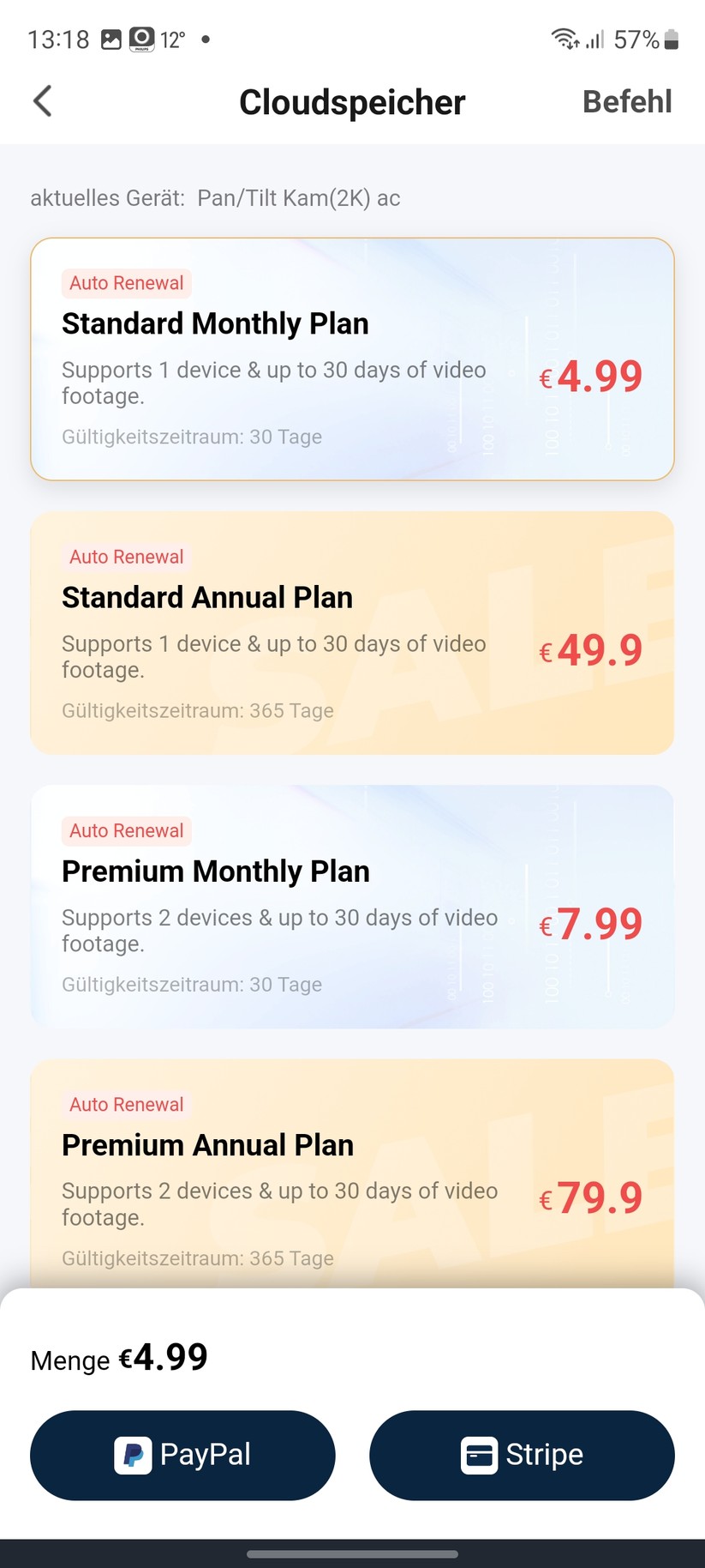 Switchbot PTZ-Überwachungskamera 2K