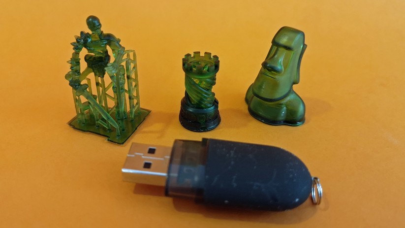 Mit der SLA-Technik sind auch kleine Details gut zu erkennen.