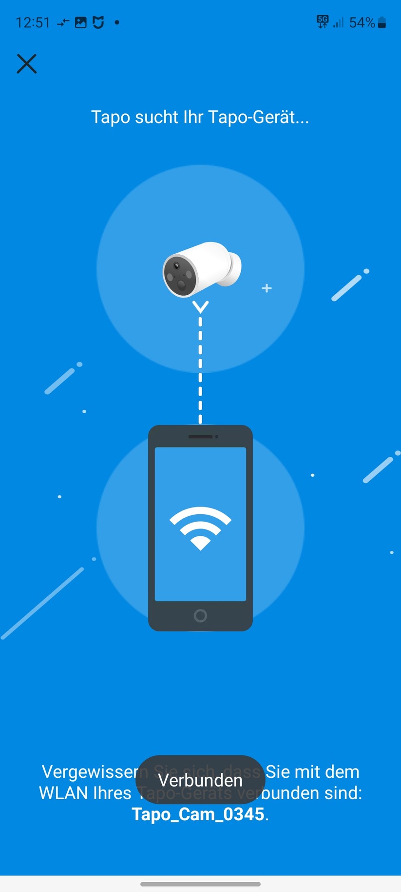 TP-Link C425: Das Set-up der Überwachungskamera erfolgt mit der Tapo-App, für die allerdings ein Konto erforderlich ist. Die App informiert dabei nicht nur die Funktionen der C425, sondern gibt auch Tipps zum Aufstellort.