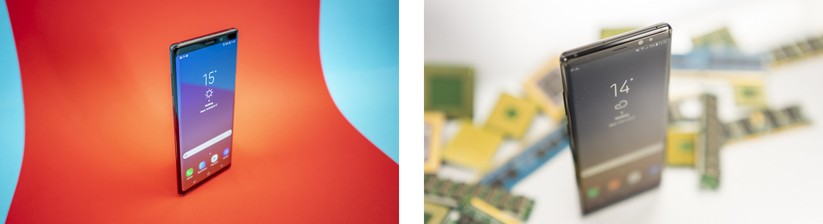 Design des Galaxy Note 9 und Galaxy Note 8