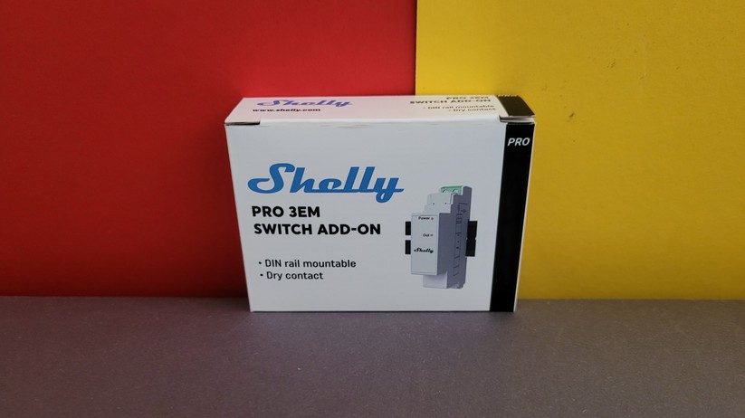 Shelly Pro 3EM mit Switch Add-On