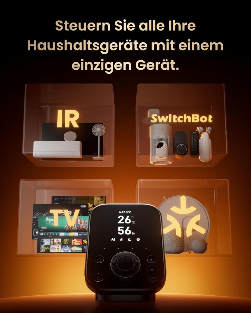 Switchbot Hub 3: Produktfotos, Funktionen