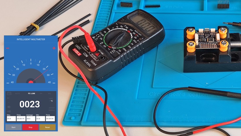 Multimeter mit Bluetooth erlauben etwa die  Aufzeichnungen der Messwerte.