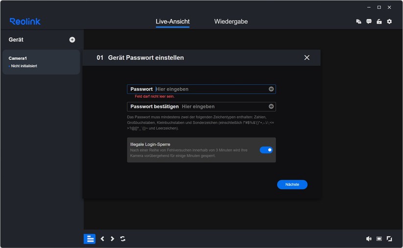 Reolink CX810: Für die Steuerung von Reolink-Überwachungskameras steht auch eine leistungsfähige Desktop-Anwendung für Windows und macOS zur Verfügung.