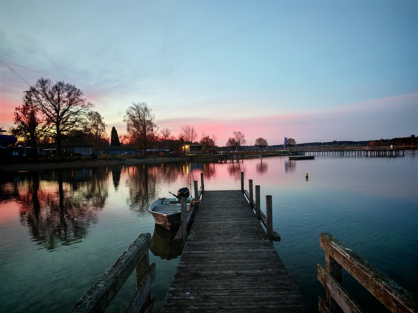 Foto mit Honor Magic V3 am Chiemsee (Bild: Lukasz Konieczny)