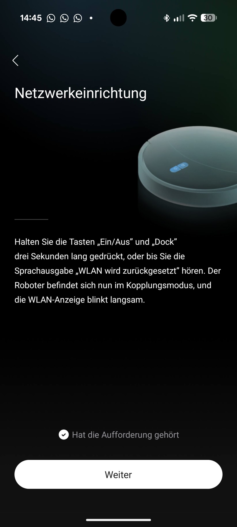 Roborock Qrevo Curv 2 Flow – App & Einrichtung