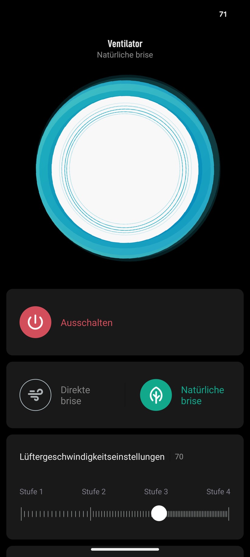 Xiaomi Mi Standing Fan 2 Screenshot