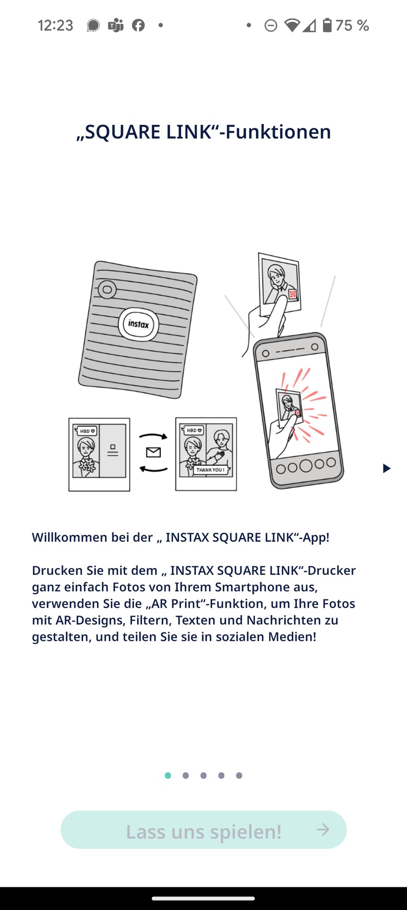 Instax Square Link Screenshot