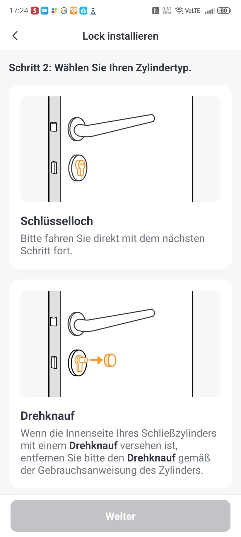 Die Switchbot-App ist auch für die Montage hilfreich.