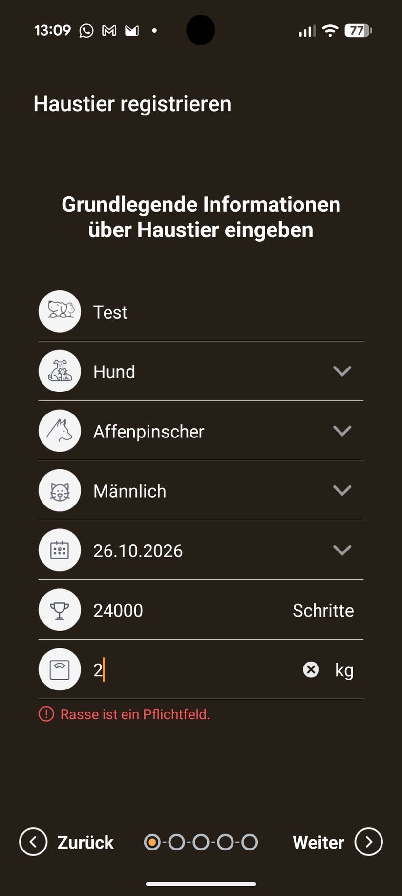 Pawfit Lite – Bilderstrecke