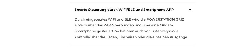 Sunbooster Powerstation Grid: Herstellerbeschreibung, Technische Daten