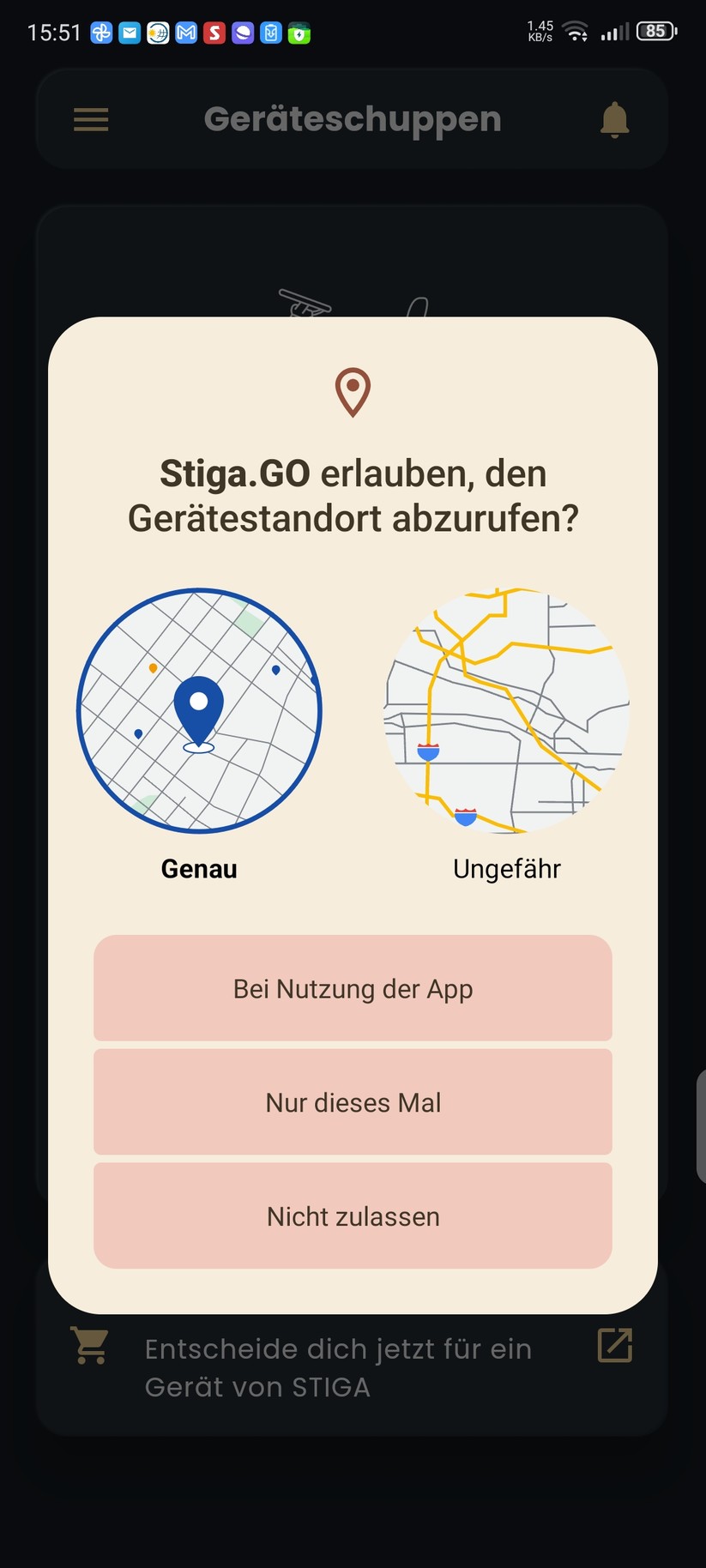  Einrichtung 