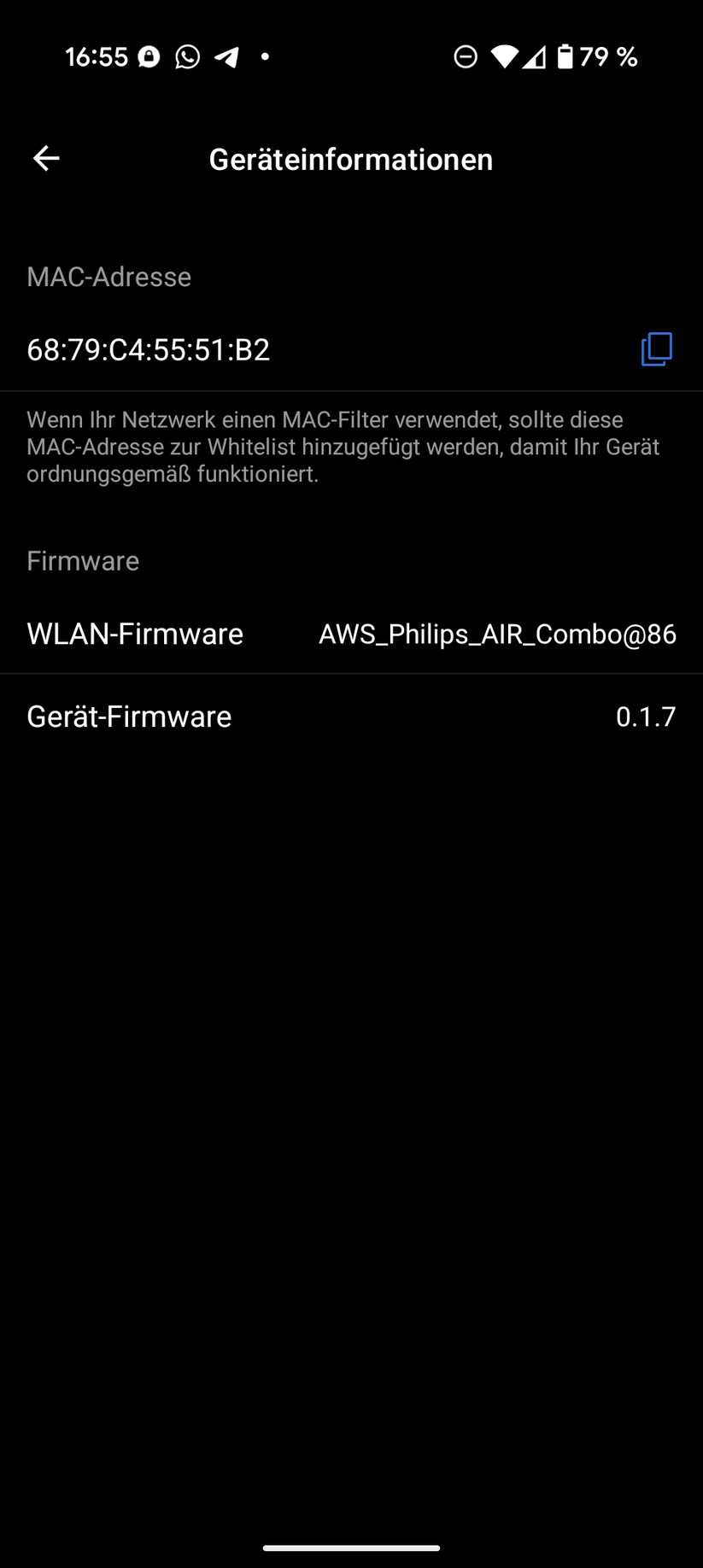 Philips CX3550/01 Standventilator Screenshot