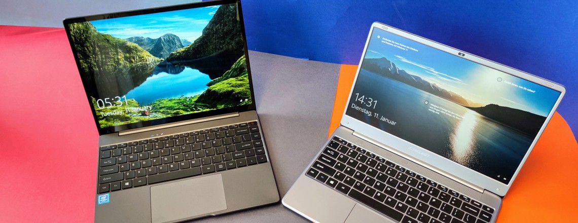 Laptops von Chuwi und Teclast