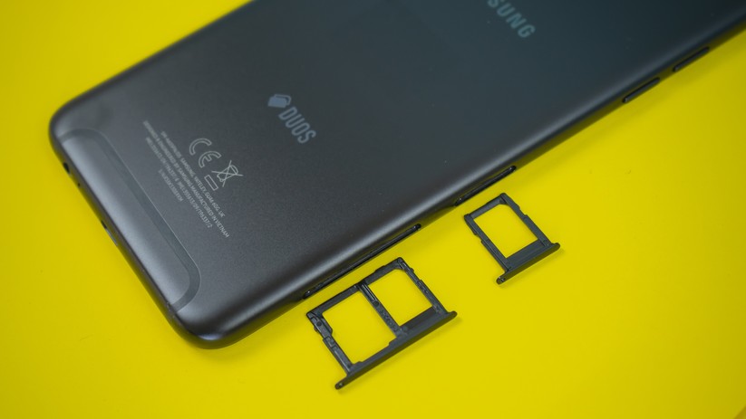 Dual-SIM und Speichererweiterung des Galaxy A6+