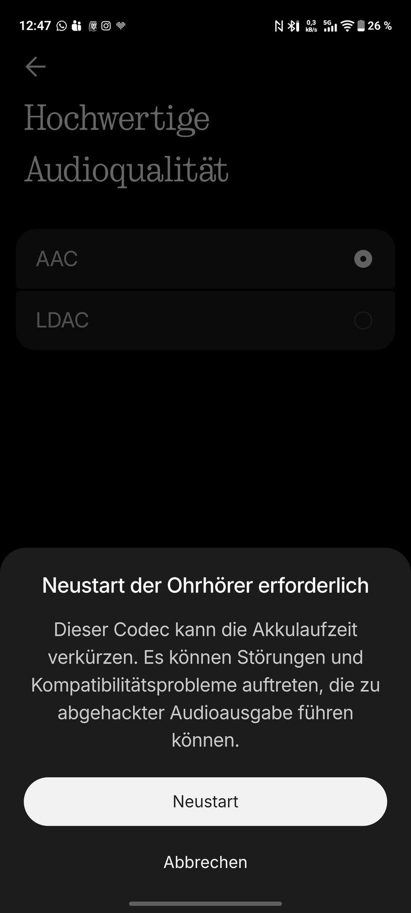 Nothing Ear 3a Screenshot