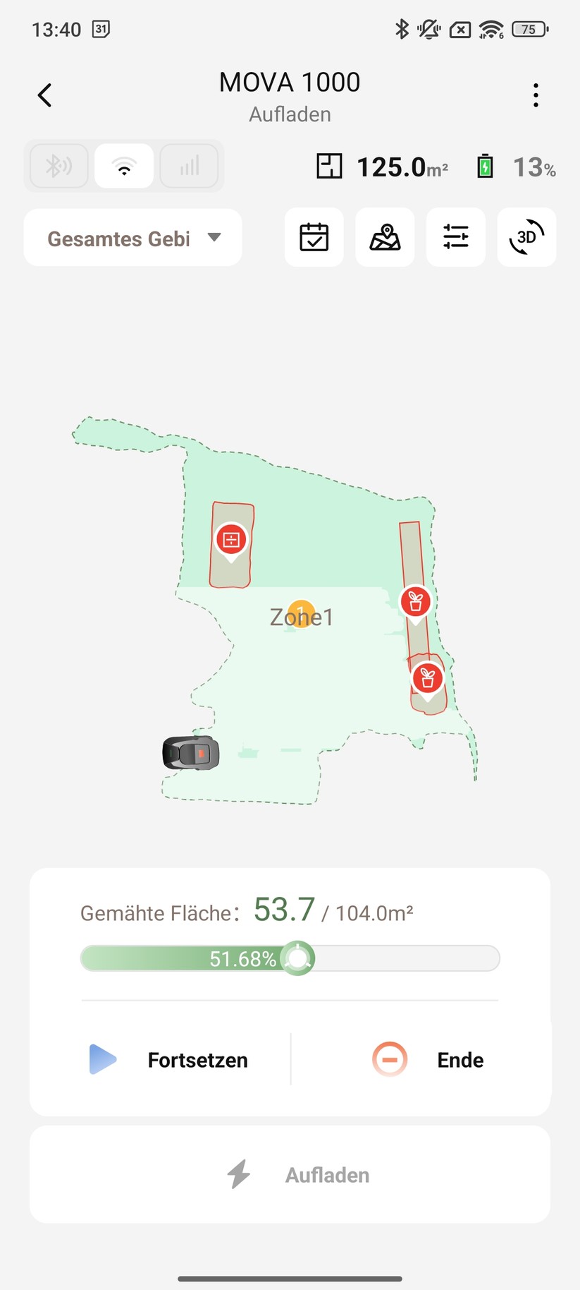 Mova 1000 – App